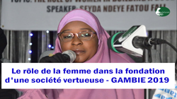 Le rôle de la femme dans la fondation d’une société vertueuse – GAMBIE 2019